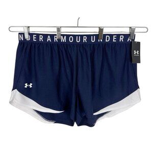 Under Armour Women's 2XL Play Up Short 3.0‎ Navy Loose Heat Gear NWT